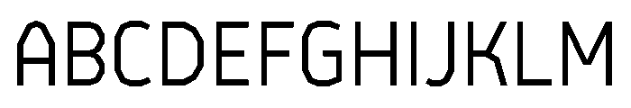 BVHEiffel Light Font UPPERCASE