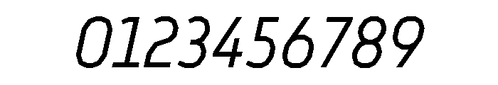 BVHEiffel LightItalic Font OTHER CHARS