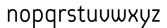 BVHEiffel Light Font LOWERCASE
