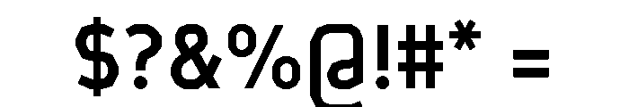 BVHEiffel Medium Font OTHER CHARS