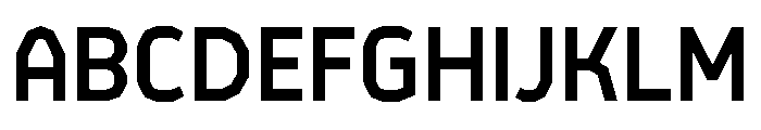 BVHEiffel Medium Font UPPERCASE