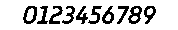 BVHEiffel MediumItalic Font OTHER CHARS