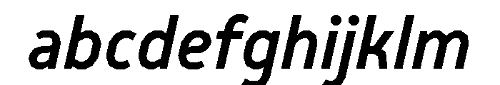 BVHEiffel MediumItalic FONT