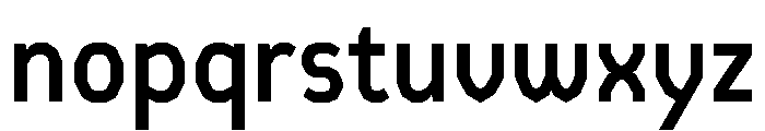 BVHEiffel Medium Font LOWERCASE