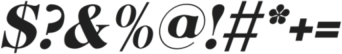 BW Ortega Italic otf (400) Font OTHER CHARS