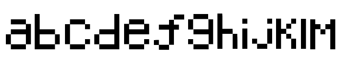 BW Satellite Font LOWERCASE