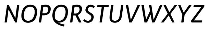 Bw Quinta Std Medium Italic Font UPPERCASE