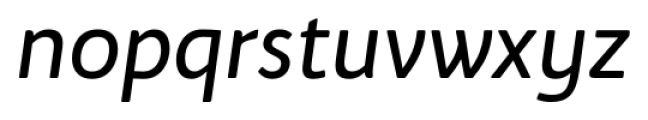 Bw Quinta Std Medium Italic Font LOWERCASE