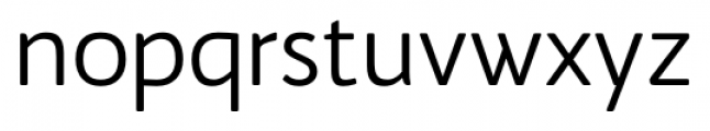 Bw Quinta Std Regular Font LOWERCASE