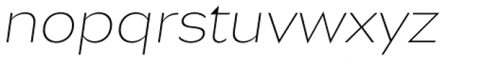 Bw Aleta No 10 Thin Italic Font LOWERCASE