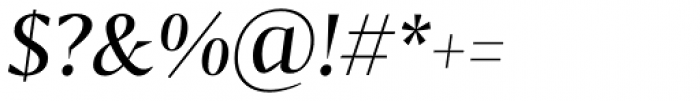 Bw Darius Regular Italic Font OTHER CHARS