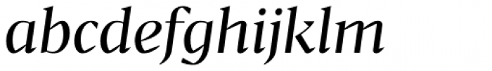 Bw Darius Regular Italic Font LOWERCASE
