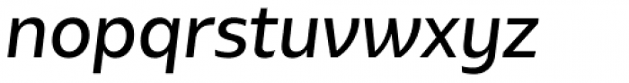 Bw Glenn Sans Medium Italic Font LOWERCASE
