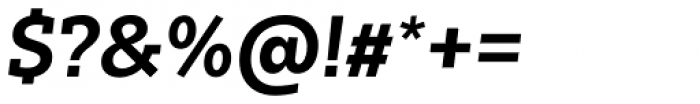 Bw Glenn Slab Bold Italic Font OTHER CHARS