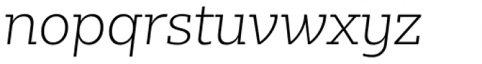 Bw Glenn Slab Light Italic Font LOWERCASE