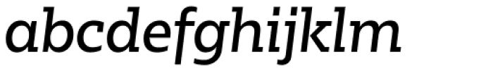 Bw Glenn Slab Medium Italic Font LOWERCASE