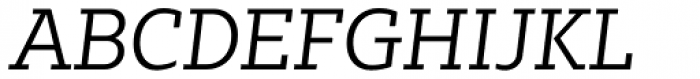 Bw Glenn Slab Regular Italic Font UPPERCASE