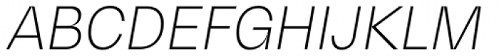 Bw Gradual Thin Italic Font UPPERCASE