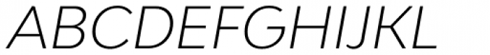 Bw Modelica LGC Light Italic Font UPPERCASE