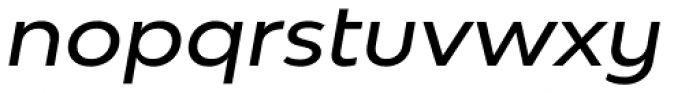 Bw Modelica SS01 Medium Expanded Italic Font LOWERCASE