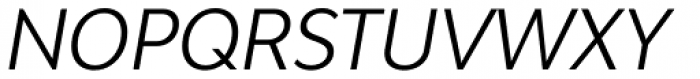 Bw Modelica SS01 Regular Condensed Italic Font UPPERCASE