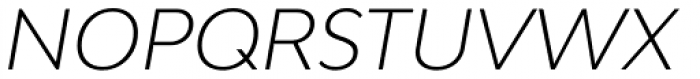 Bw Modelica SS02 Light Italic Font UPPERCASE