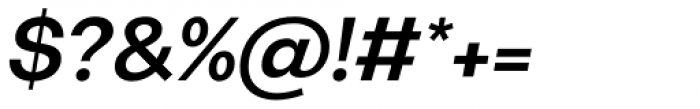 Bw Nista Geometric Bold Italic Font OTHER CHARS