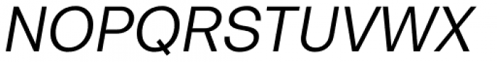 Bw Nista Geometric Regular Italic Font UPPERCASE