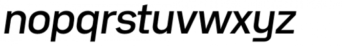 Bw Seido Raw Medium Italic Font LOWERCASE