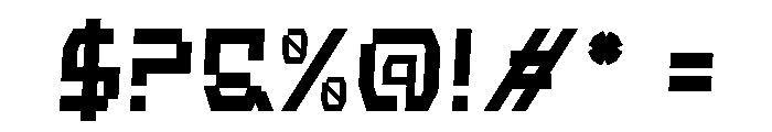 Byronex Font OTHER CHARS