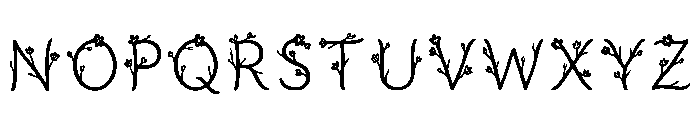 Byrrh Regular Font LOWERCASE