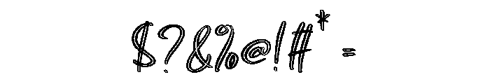 Byrtaga Rukypa Font OTHER CHARS