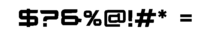 Byte Nova Font OTHER CHARS