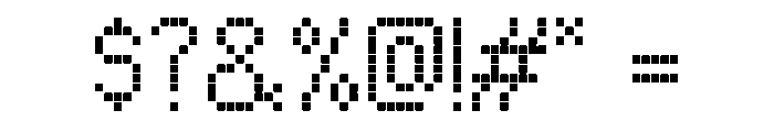 ByteSquare-2ndVers Font OTHER CHARS
