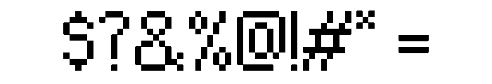 ByteSquare-Regular Font OTHER CHARS