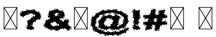 Bytewall Black Font OTHER CHARS