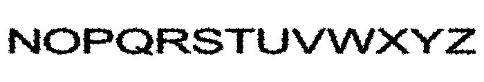 Bytewall Font UPPERCASE