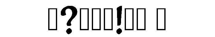 Byza Regular Font OTHER CHARS