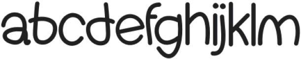 ByeJuly Regular otf (400) Font LOWERCASE