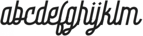 Byemalkan Italic otf (400) Font LOWERCASE