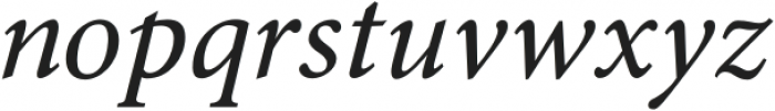 Byington Italic otf (400) Font LOWERCASE