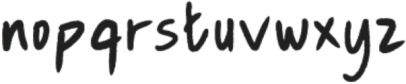 Byrophena Regular otf (400) Font LOWERCASE