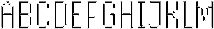 Byte Sans Inline Rounded otf (400) Font UPPERCASE