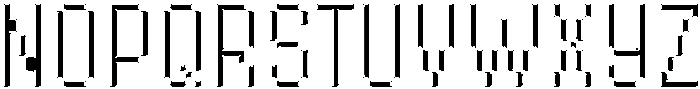 Byte Sans Inline Rounded otf (400) Font UPPERCASE