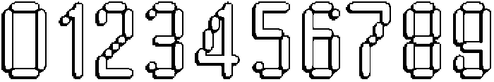 Byte Sans Shadow Rounded otf (400) Font OTHER CHARS