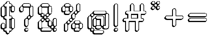 Byte Sans Shadow Rounded otf (400) Font OTHER CHARS