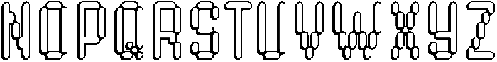 Byte Sans Shadow Rounded otf (400) Font UPPERCASE