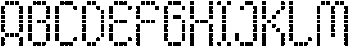 Byte Square 2nd Vers otf (400) Font UPPERCASE