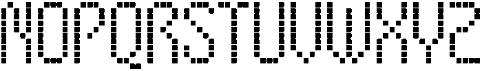 Byte Square 2nd Vers otf (400) Font UPPERCASE