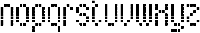 Byte Square 2nd Vers otf (400) Font LOWERCASE
